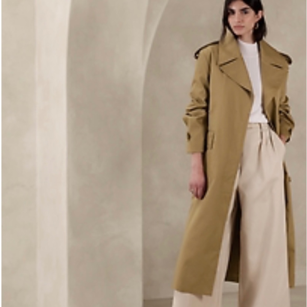 Banana Republic Tan Trench Coat